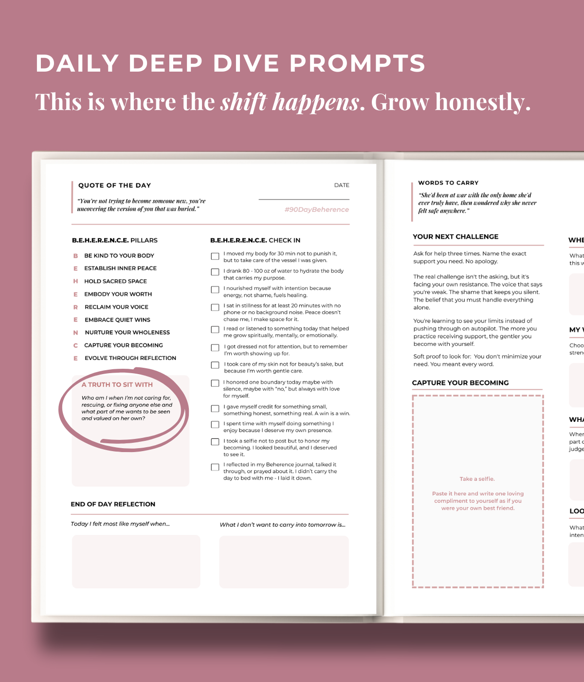 Beherence™: The 90-Day Journey Back to You - Digital