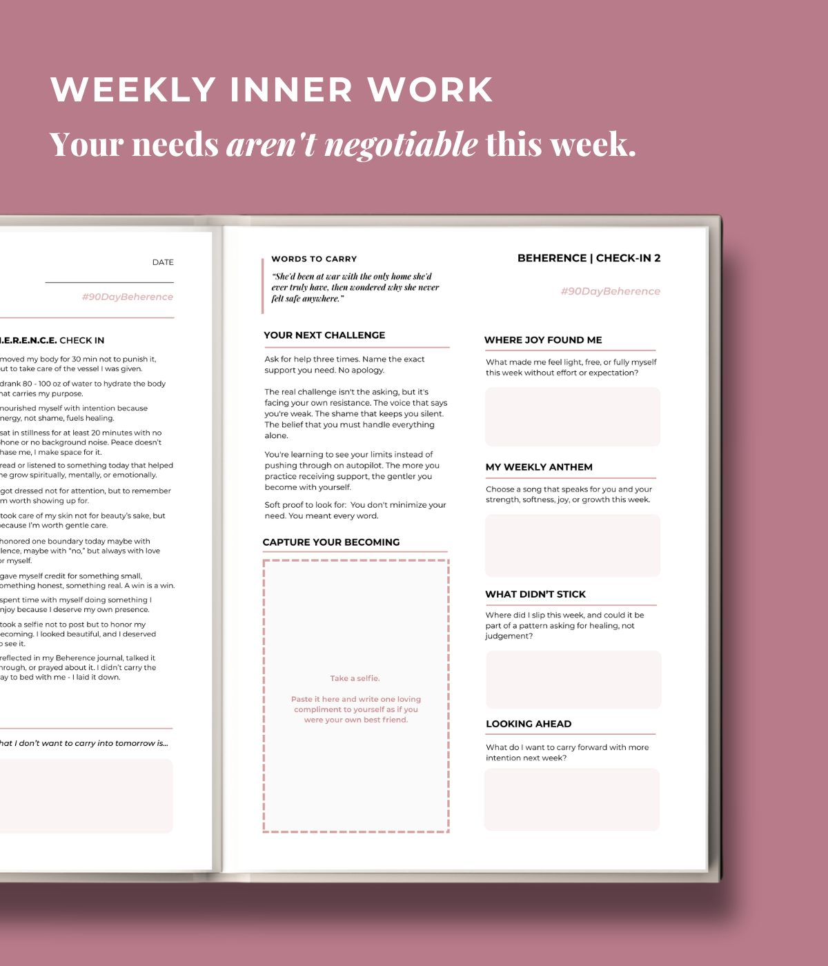 Beherence™: The 90-Day Journey Back to You - Digital