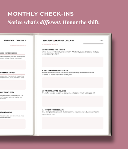 Beherence™: The 90-Day Journey Back to You - Digital
